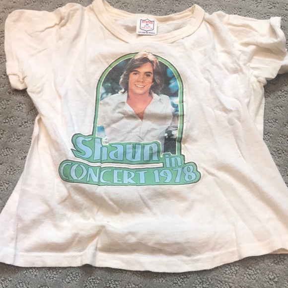 athtex Other - Shaun Cassidy 1978 concert T-shirt child medium